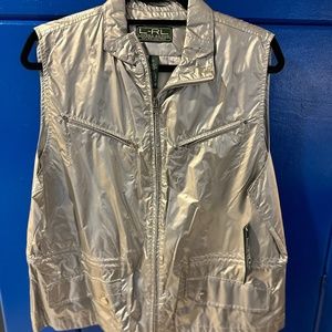 NWT Ralph Lauren Silver Vest